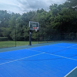 a basketball court