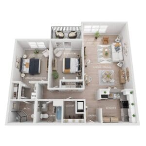 2 bedroom apartment for rent