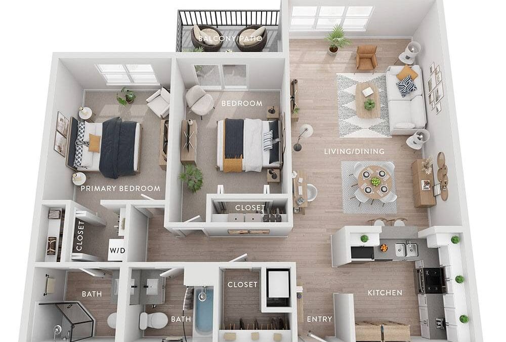 2 bedroom apartment for rent