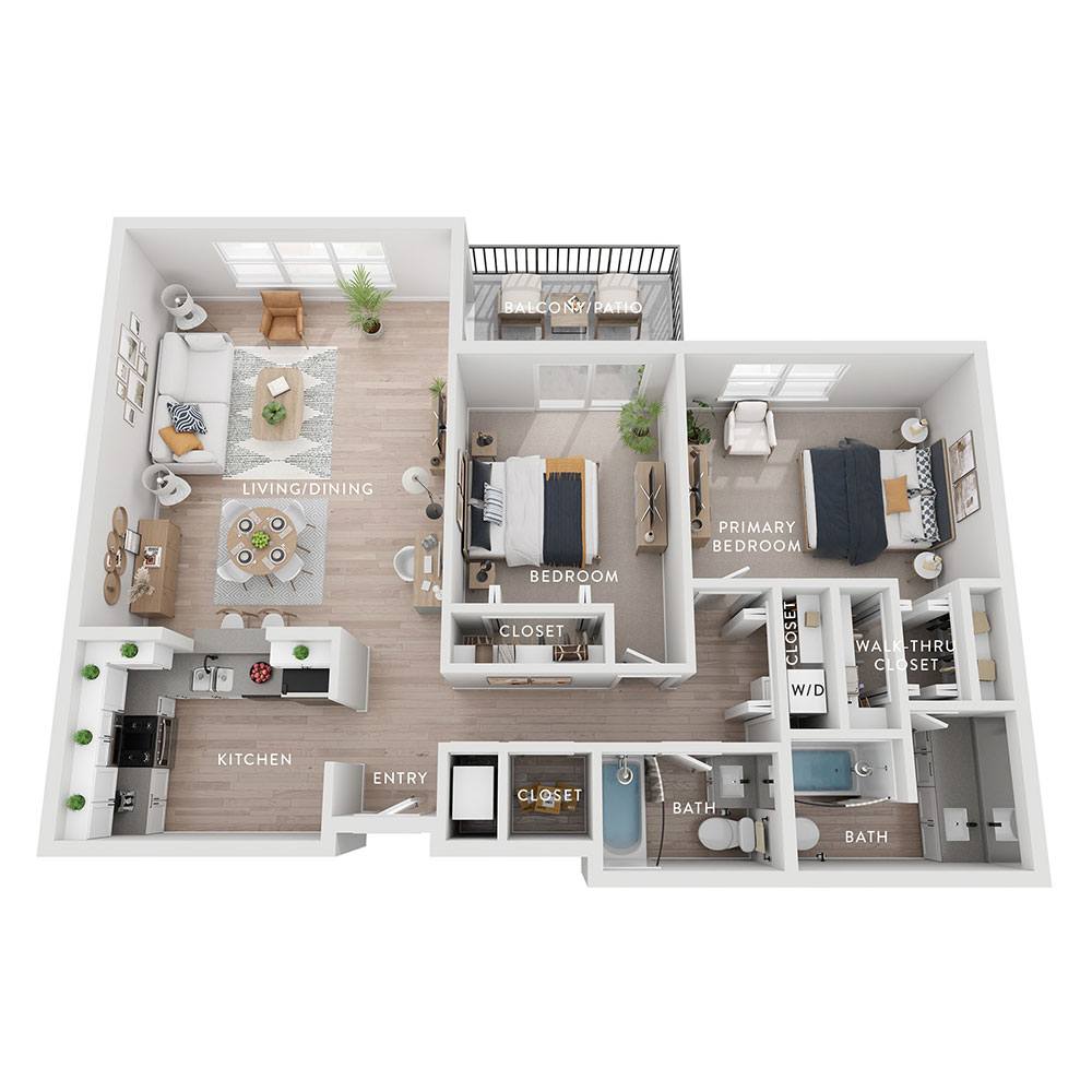 2 bedroom apartment for rent