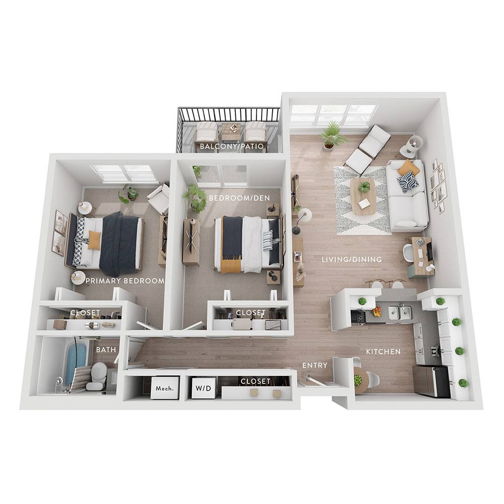 2 bedroom apartment for rent
