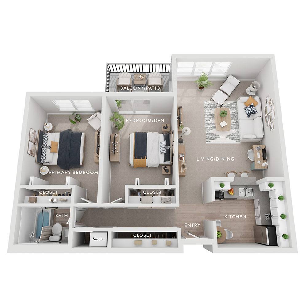 2 bedroom apartment for rent