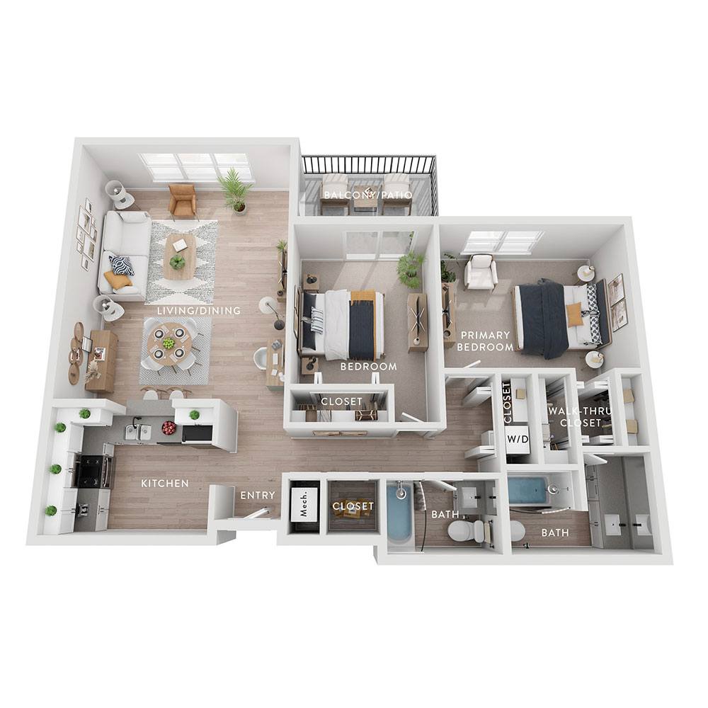 2 bedroom apartment for rent