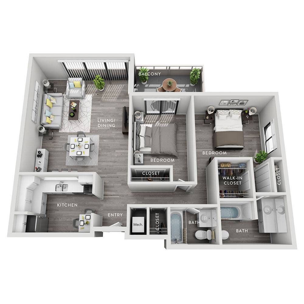 2 bedroom apartment for rent