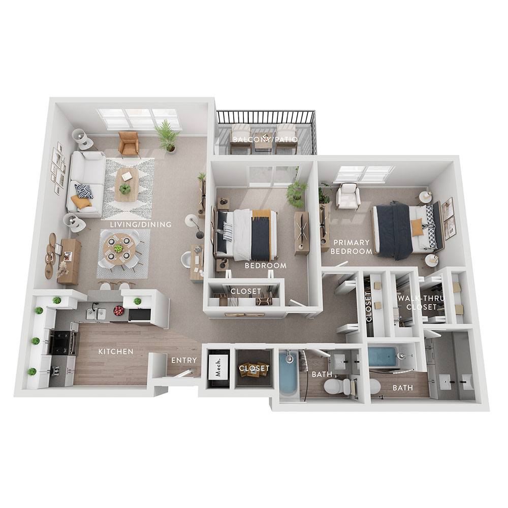 2 bedroom apartment for rent
