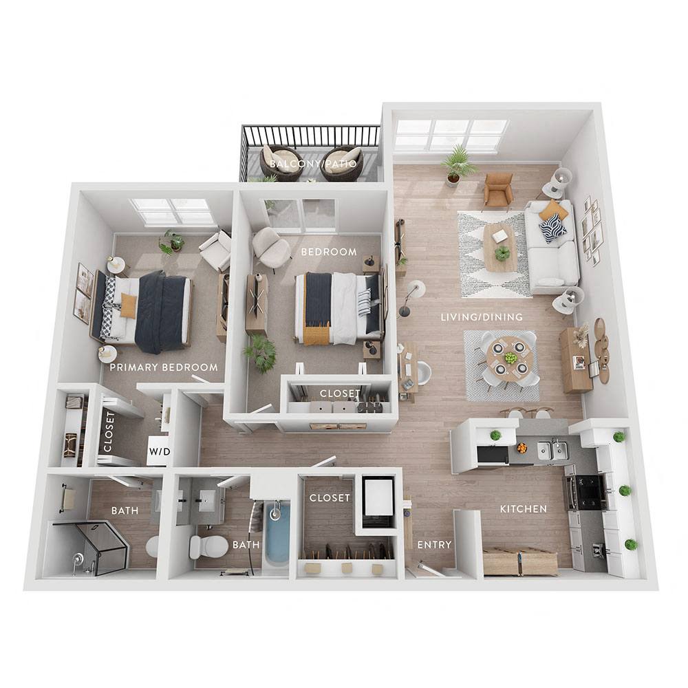 2 bedroom apartment for rent