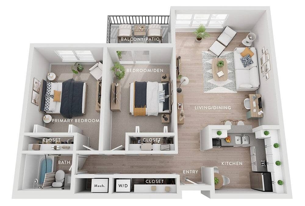 2 bedroom apartment for rent