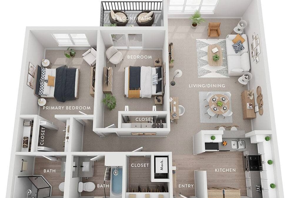 2 bedroom apartment for rent