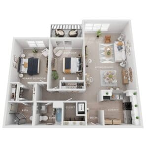 2 bedroom apartment for rent