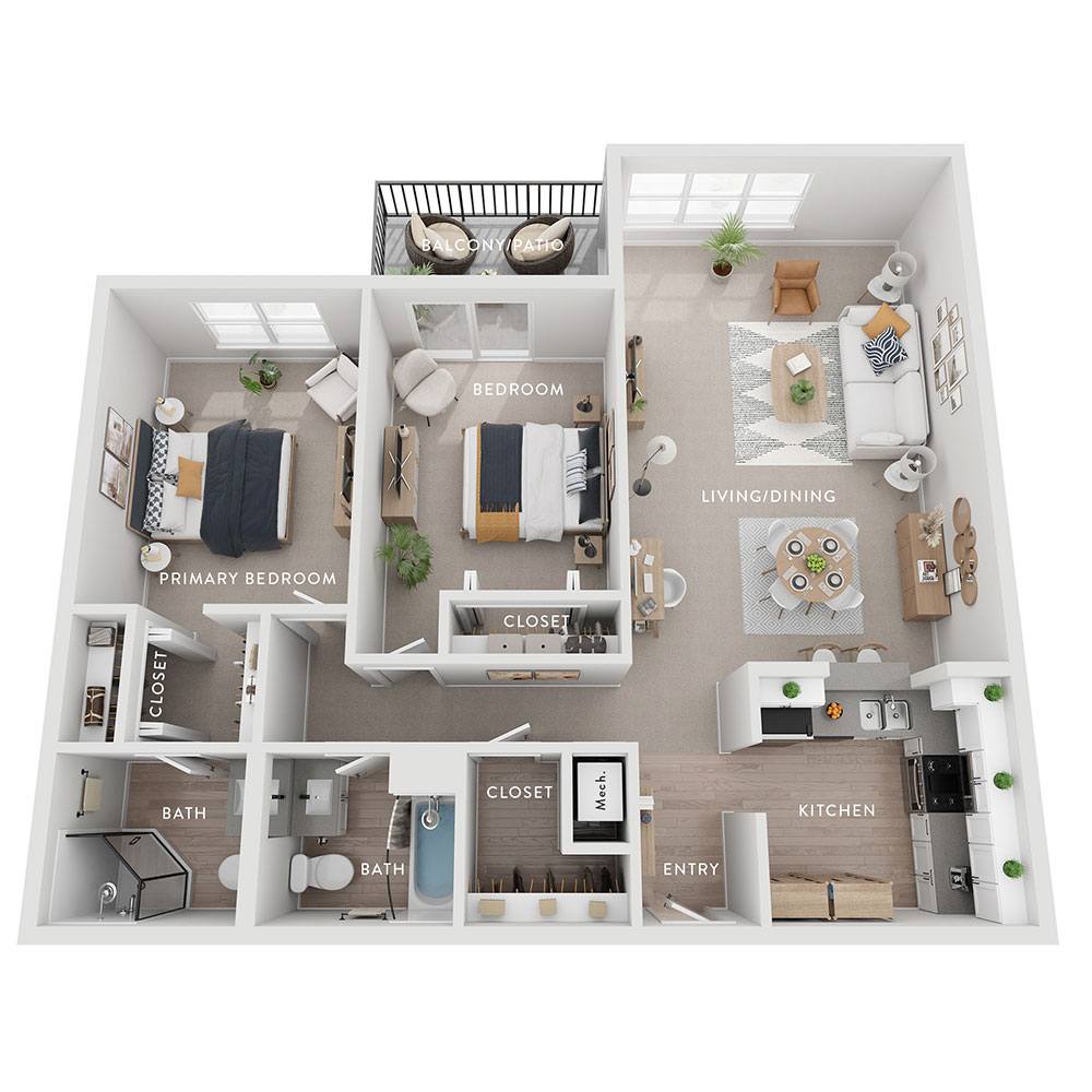 2 bedroom apartment for rent
