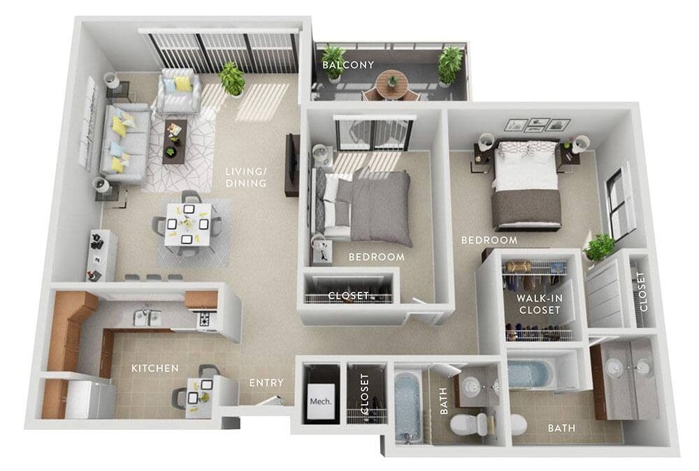 2 bedroom apartment for rent