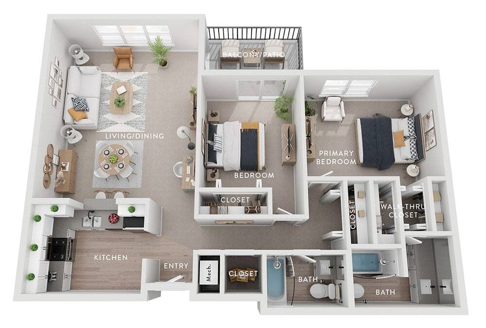 2 bedroom apartment for rent