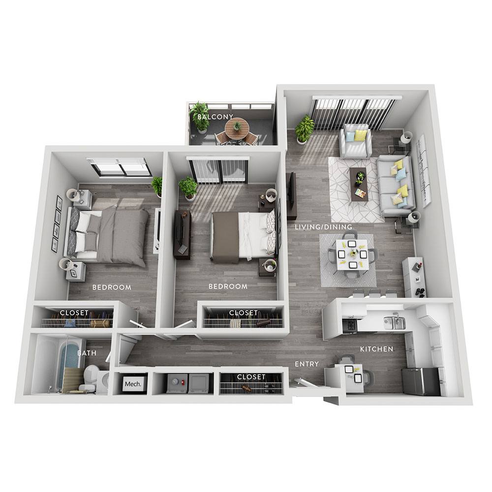 2 bedroom apartment for rent