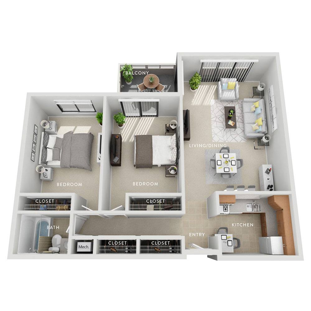 2 bedroom apartment for rent