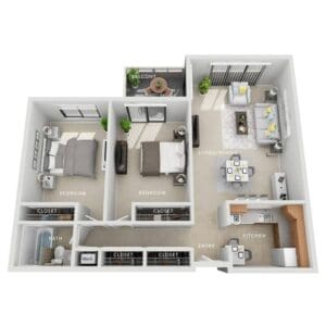 2 bedroom apartment for rent