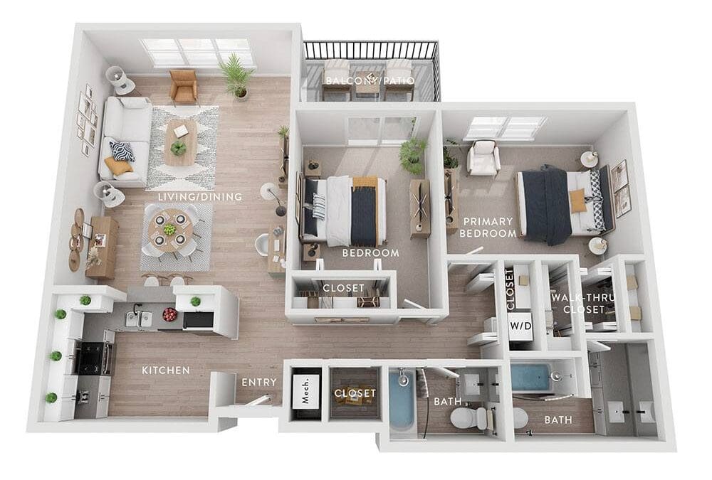 2 bedroom apartment for rent