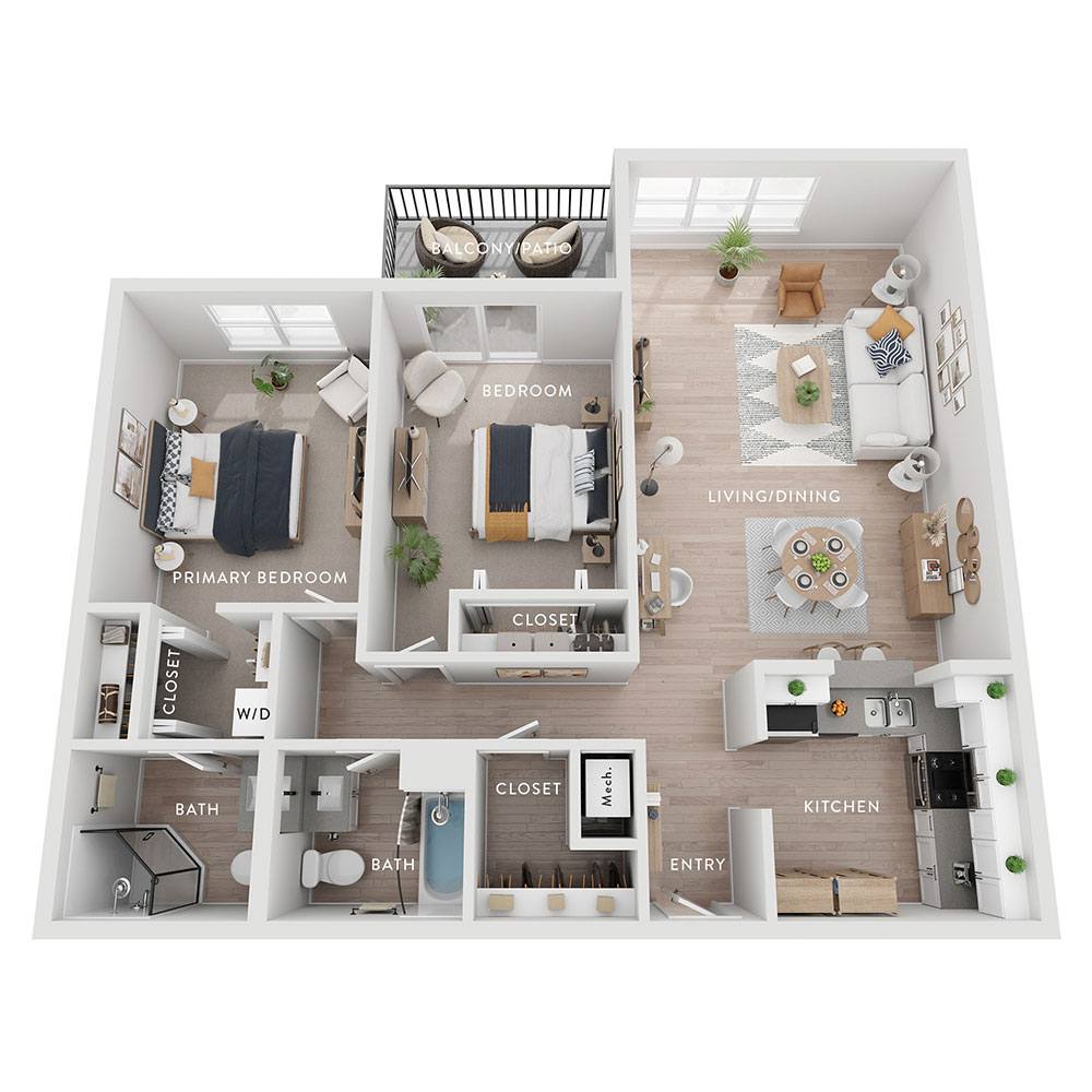 2 bedroom apartment for rent